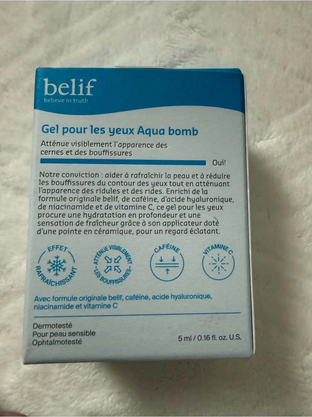 Aqua Bomb Eye Gel - Hydrating Cooling Eye Gel 5 mL